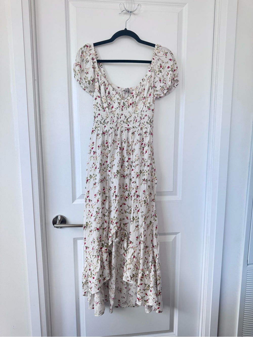 White floral Dress